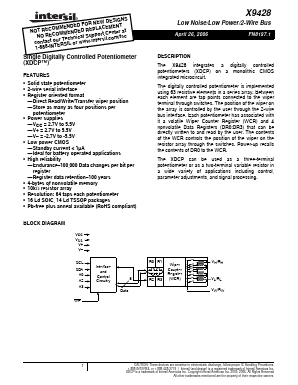 X9428Y Datasheet PDF Intersil