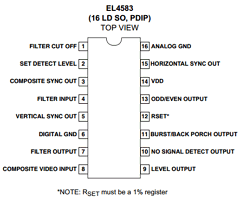 EL4583CN Datasheet PDF Intersil