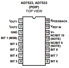 AD7523 Datasheet PDF Intersil