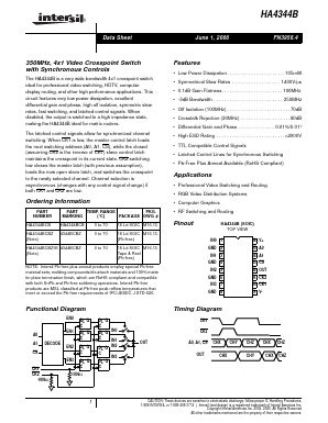 HA4344BCB Datasheet PDF Intersil