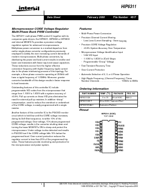 HIP6301EVAL1 Datasheet PDF Intersil