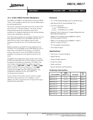 HMU17JC-35 Datasheet PDF Intersil