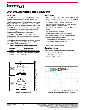 ISL6146B Datasheet PDF Intersil