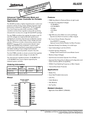 ISL6235 Datasheet PDF Intersil