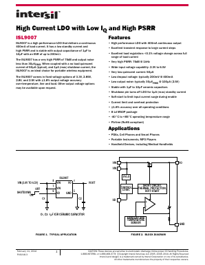 ISL9007IUJZ Datasheet PDF Intersil