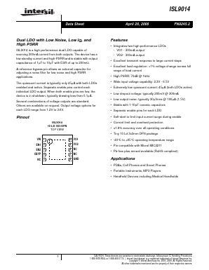 ISL9014IRNFZ Datasheet PDF Intersil