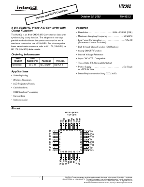 HI2302 Datasheet PDF Intersil