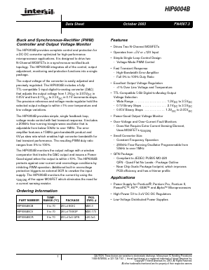 HIP6004BCB Datasheet PDF Intersil