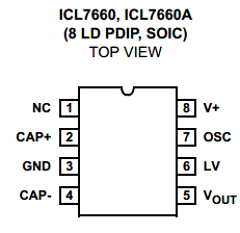 ICL7660 Datasheet PDF Intersil