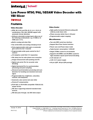 DANB2-GR Datasheet PDF Intersil