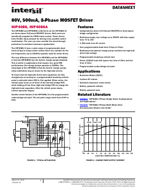 HIP4086DEMO1Z Datasheet PDF Intersil