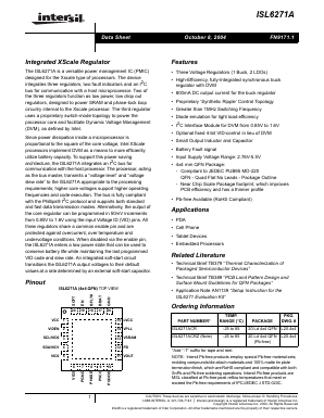 ISL6271ACR Datasheet PDF Intersil