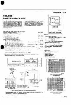 CD4030AF Datasheet PDF Intersil