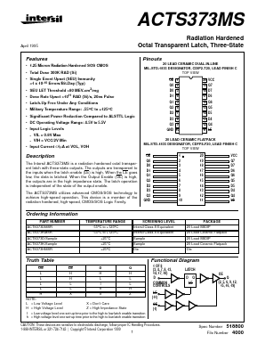 ACTS373DMSR Datasheet PDF Intersil