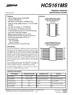 HCS161K Datasheet PDF Intersil