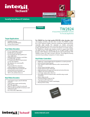 TW2824 Datasheet PDF Intersil