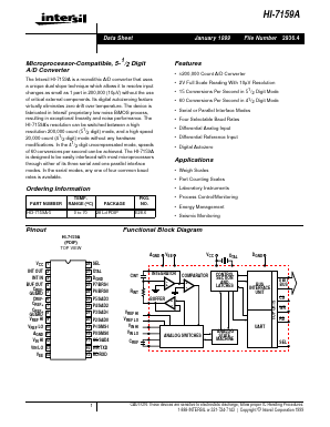 HI-7159A Datasheet PDF Intersil