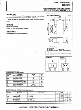 MC2835_ Datasheet PDF Isahaya Electronics