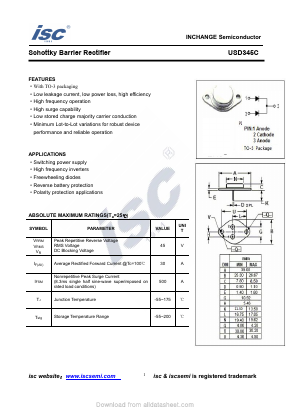 USD345C Datasheet PDF Inchange Semiconductor
