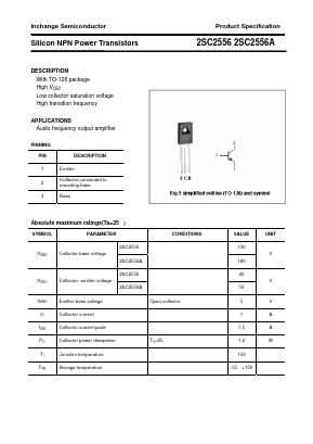 C2556 Datasheet PDF Inchange Semiconductor