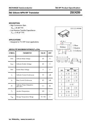 C4250 Datasheet PDF Inchange Semiconductor