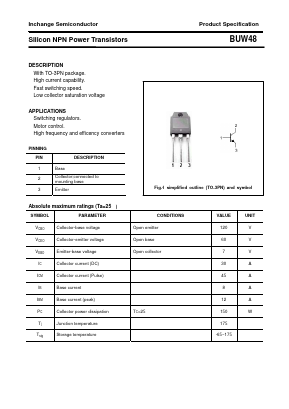 BUW48 Datasheet PDF Inchange Semiconductor