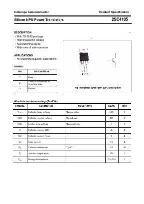 2SC4105 Datasheet PDF Inchange Semiconductor