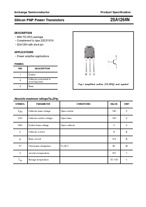 2SA1264N Datasheet PDF Inchange Semiconductor