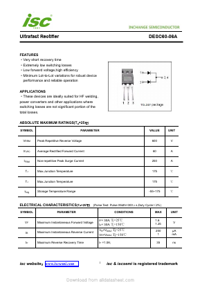 DESC60-06A Datasheet PDF Inchange Semiconductor