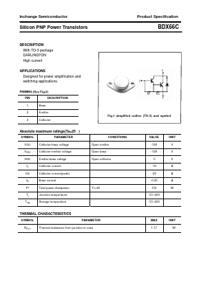 BDX66C_ Datasheet PDF Inchange Semiconductor