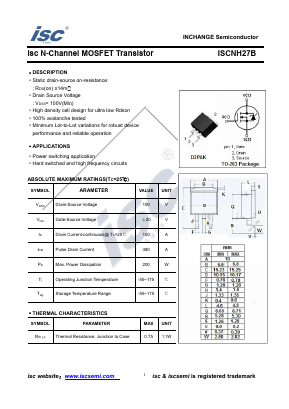 ISCNH27B Datasheet PDF Inchange Semiconductor