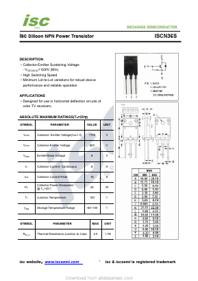 ISCN36S Datasheet PDF Inchange Semiconductor