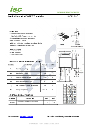 ISCPL23D Datasheet PDF Inchange Semiconductor