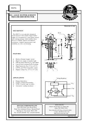 IS657A Datasheet PDF Isocom 