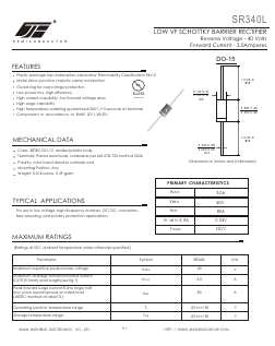 SR340L Datasheet PDF Jinan Jingheng (Group) Co.,Ltd