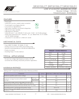 SR30150LCT Datasheet PDF Jinan Jingheng (Group) Co.,Ltd