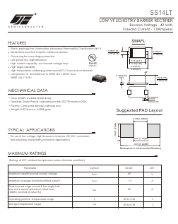 SS14LT Datasheet PDF Jinan Jingheng (Group) Co.,Ltd