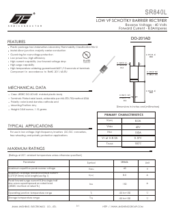SR840L-DO-201AD Datasheet PDF Jinan Jingheng (Group) Co.,Ltd