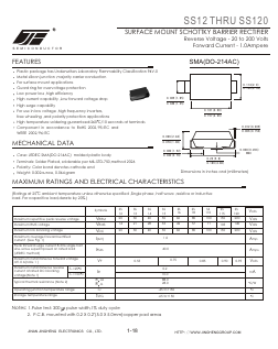 SS120 Datasheet PDF Jinan Jingheng (Group) Co.,Ltd