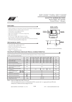 SR1100SF Datasheet PDF Jinan Jingheng (Group) Co.,Ltd