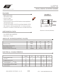 LL5712 Datasheet PDF Jinan Jing Heng Electronics Co., Ltd.