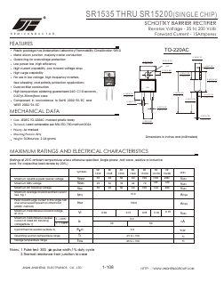 SR15150 Datasheet PDF Jinan Jing Heng Electronics Co., Ltd.