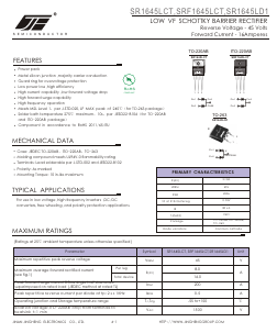 SR1645LCT Datasheet PDF Jinan Jing Heng Electronics Co., Ltd.