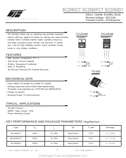 SC2065FCT Datasheet PDF Jinan Jing Heng Electronics Co., Ltd.