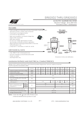 SR8100D2 Datasheet PDF Jinan Jing Heng Electronics Co., Ltd.