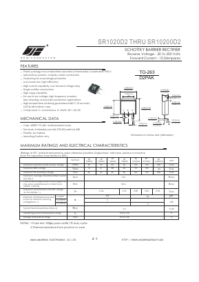 SR1060D2 Datasheet PDF Jinan Jing Heng Electronics Co., Ltd.