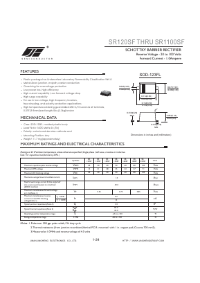 SR180SF Datasheet PDF Jinan Jing Heng Electronics Co., Ltd.