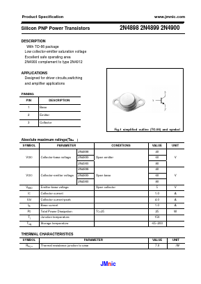 2N4900 Datasheet PDF Quanzhou Jinmei Electronic