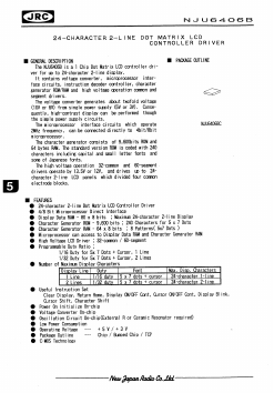 NJU6406BC Datasheet PDF Japan Radio Corporation 