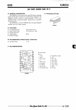 NJM3359D_ Datasheet PDF Japan Radio Corporation 